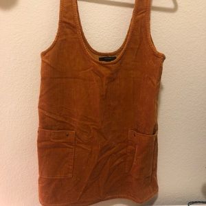 SMALL Corduroy overall dress